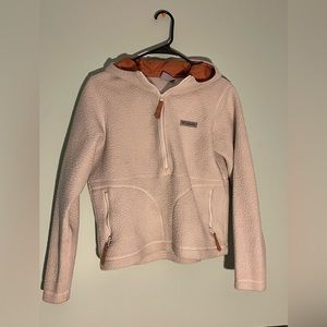This is a Columbia cropped pull over sweatshirt type, it’s a size small.
